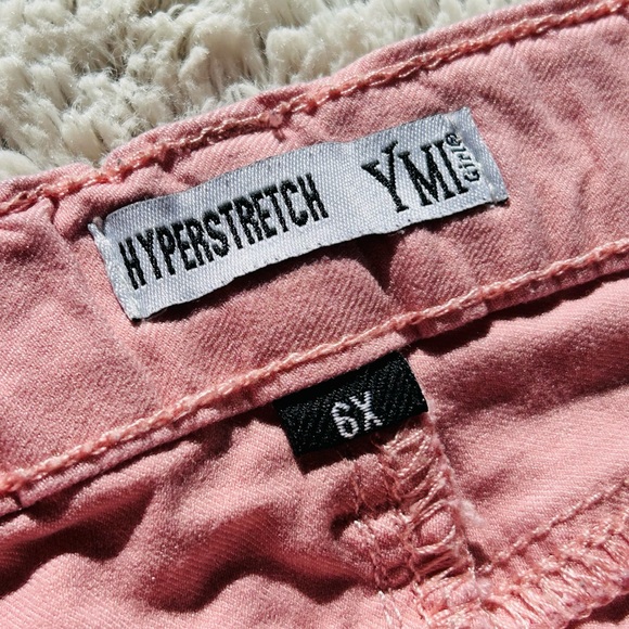 **Great Item** YMI HyperStretch Jeans-Straight Leg-Mauve/Pink-Girls Size 6X-Used - Picture 13 of 14